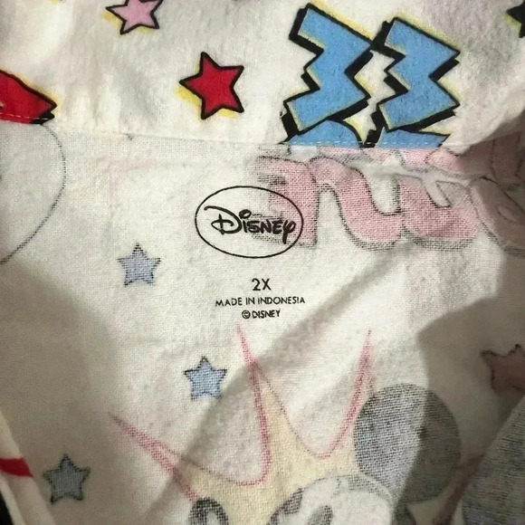 Disney Mickey Mouse Pijamas Set Size 2X - Picture 9 of 10
